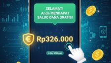 Klaim saldo dana Gratis hingga Rp 326 ribu