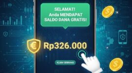 Klaim saldo dana Gratis hingga Rp 326 ribu