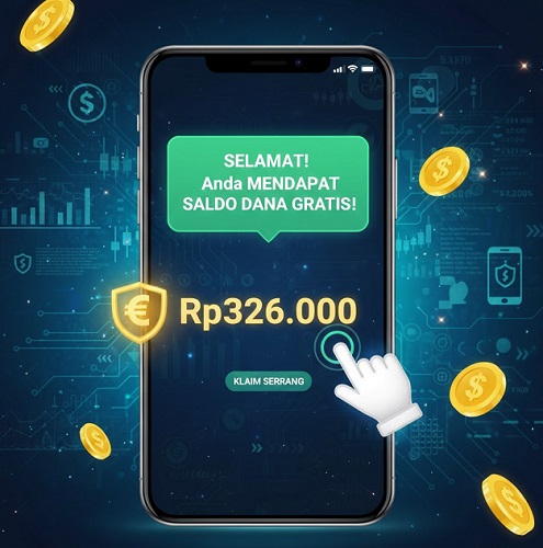 Klaim saldo dana Gratis hingga Rp 326 ribu
