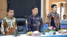 Sekda Sungai Penuh, Alpian saat membuka  Penyusunan Rencana Detail Tata Ruang (RDTR) Kota Sungai Penuh Tahun 2026.