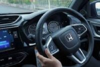 Ilustrasi setir mobil tidak presisi