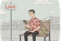 Ilustrasi lulusan SMK menganggur