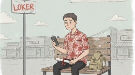 Ilustrasi lulusan SMK menganggur