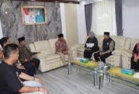 Koordinasi dan diskusi Pemkab Tanjabbar dengan satgas saber pangan.