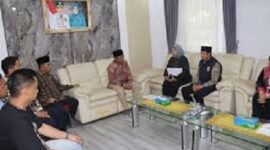 Koordinasi dan diskusi Pemkab Tanjabbar dengan satgas saber pangan.