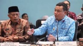 Wabup Tanjabbar, Katamso hadiri kunker Komisi II DPR RI di Jambi bahas soal agraria.