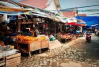 Aktivitas salah satu pasar tradisional di bungo