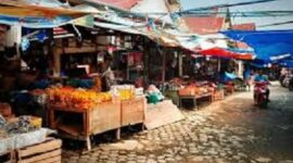 Aktivitas salah satu pasar tradisional di bungo