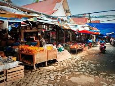 Aktivitas salah satu pasar tradisional di bungo