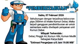 Informasi gangguan distribusi ai bersih tirta khayangan sungai penuh