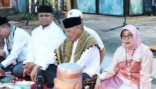 Wakil Wali Kota Sungai Penuh, Azhar Hamzah saat menghadiri kegiatan silaturahmi yang digelar oleh HIPPERSA di Desa Koto Tinggi