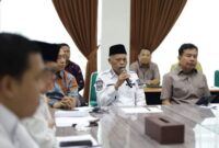 Wakil Walikota Sungai Penuh, Azhar Hamzah saat menghadiri Focus Group Discussion (FGD) implementasi Peraturan Pemerintah (PP) Nomor 55 Tahun 2025