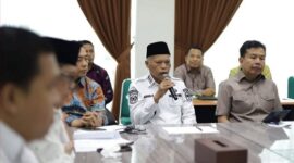 Wakil Walikota Sungai Penuh, Azhar Hamzah saat menghadiri Focus Group Discussion (FGD) implementasi Peraturan Pemerintah (PP) Nomor 55 Tahun 2025