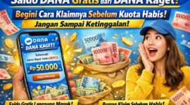 Klaim saldo dana gratis dengan fitur dana kaget