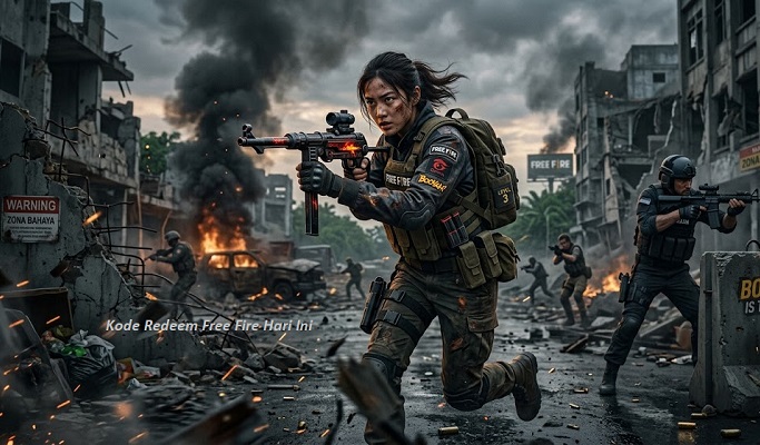 Kode redeem Free fire hari ini, sgera klaim hadiah gratis
