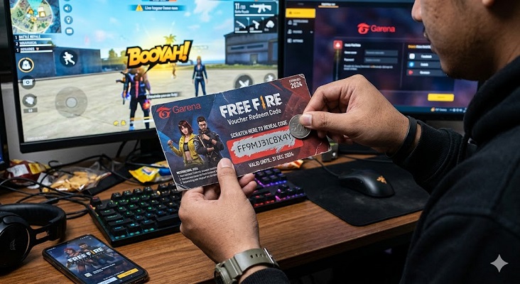 Klaim segera kode redeem Free fire hari ini