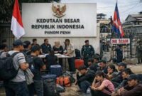 Ilustrasi gelombang migrasi WNI