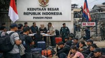 Ilustrasi gelombang migrasi WNI