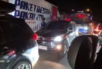 Kondisi jalan lintas timur jambi yang macet