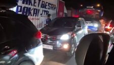 Kondisi jalan lintas timur jambi yang macet