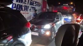 Kondisi jalan lintas timur jambi yang macet