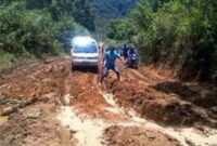 Kondisi jalan rnah pemetik kerinci