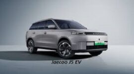 Penampakan mobil listrik Jaecoo J5 EV.