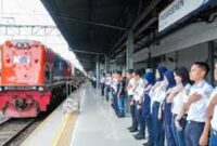 Tampak staf KAI salah satu BUMN Indonesia