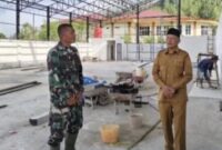Wakil Wali Kota Sungai Penuh, Azhar Hamzah, meninjau Pembangunan gudang dan gerai Koperasi Merah Putih (KMP) di Sungai Penuh