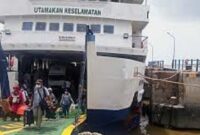 Jadwal keberangkatan Kapal Roro Kuala Tungkal