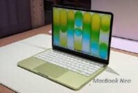 Penampilan MacBook Neo, laptop canggih APPLE