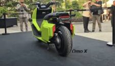 Penampakan motor listrik  Omo X. (Sumber/Google)