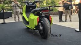 Penampakan motor listrik  Omo X. (Sumber/Google)