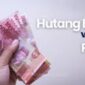 Ilustrasi utang pinjol vs uang bank