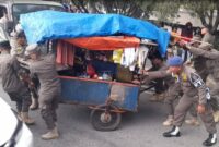 Upaya penertiban PKL yang dilaksanakan Pemkot Sungai Penuh