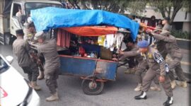 Upaya penertiban PKL yang dilaksanakan Pemkot Sungai Penuh