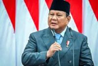 Presiden RI, Prabowo Subianto. (Sumber/Google)