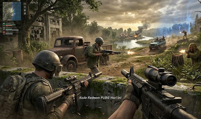 Kliam kode redeem PUBG terbaru hari ini