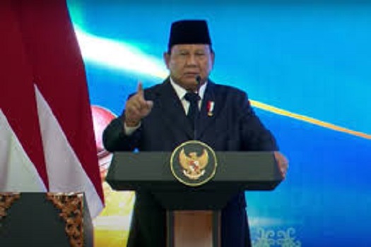Presiden RI, Prabowo Subianto. (Sumber/Google)