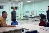 Bupati Kerinci, Monadi saat memantau pelayanan kesehatan di RSUD Kerinci