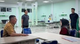 Bupati Kerinci, Monadi saat memantau pelayanan kesehatan di RSUD Kerinci