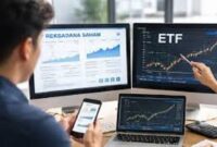 Ilustrasi perbandingan Reksadana Saham vs ETF