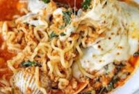 Seblak Mozzarella Pedas salah satu makanan kekinian
