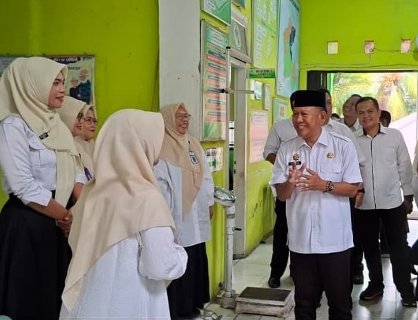 Wabup A. Khafidh saat gelar sidak disejumlah opd Kabupaten Merangin