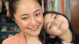 Foto ; Marshanda bersama putrinya Sienna Ameerah Kasyafani