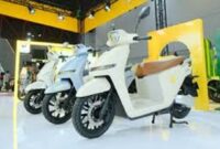 Beberapa model produk motor listrik buatan Sunra Indonesia