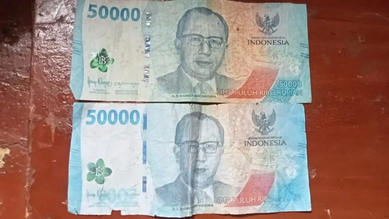 Heboh dugaan uang palsu beredar di pasar tradisional hiang, Kerinci