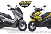 Ilustrasi Perbandingan Yamaha Aerox dan Yamaha NMAX 155