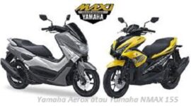 Ilustrasi Perbandingan Yamaha Aerox dan Yamaha NMAX 155
