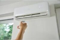 Penggunaan AC di rumah.